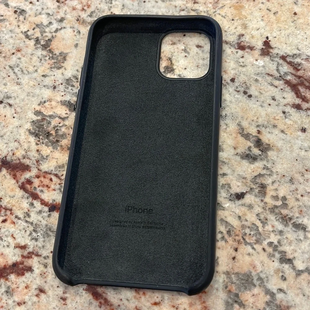iPhone 11 Pro Black Silicone Phone Case
